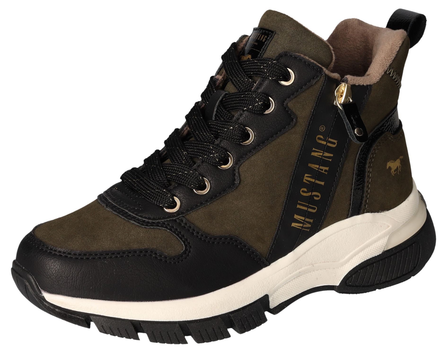 Mustang Shoes Schnürboots, High Top Sneaker, günstig online kaufen