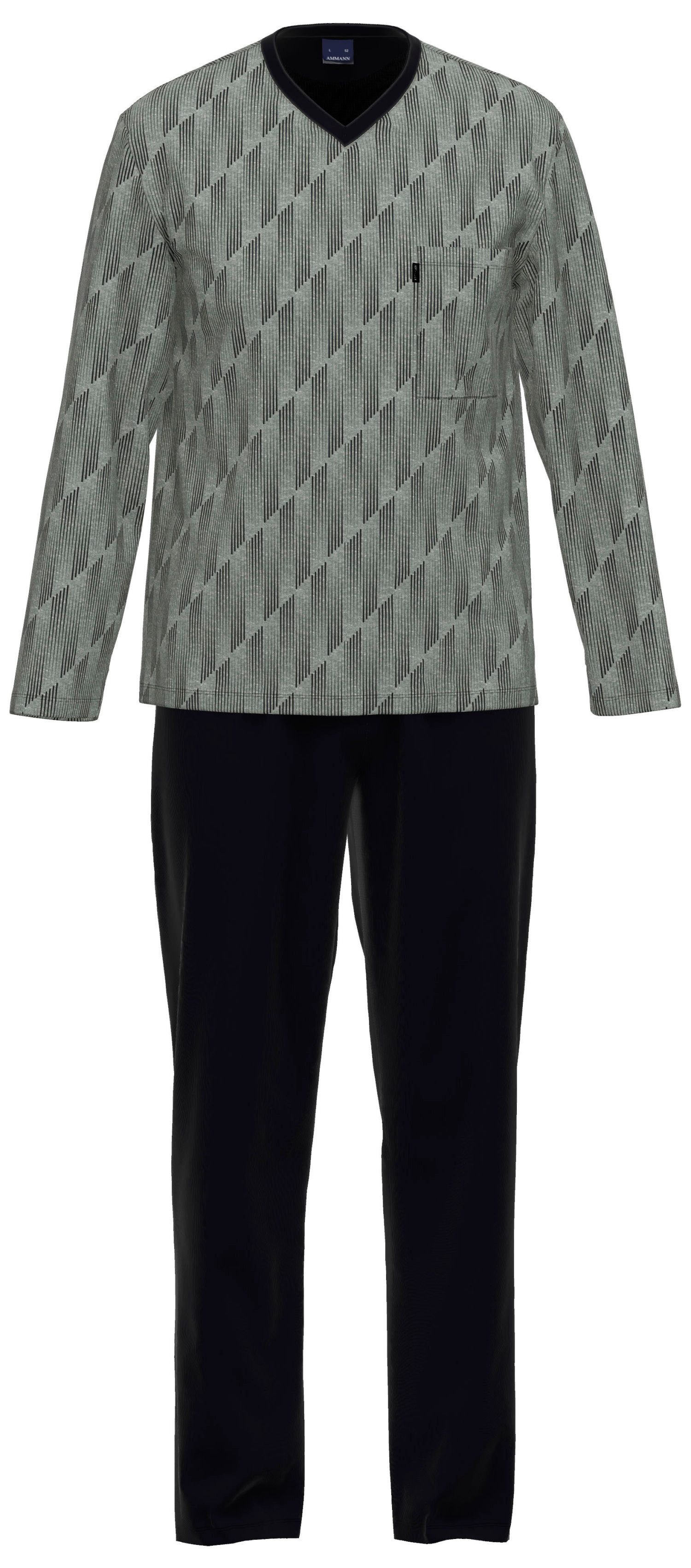 Pyjama Ammann Herren Schlafanzug Pyjama