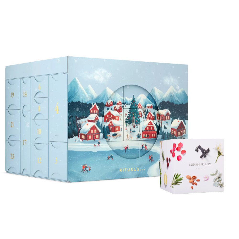 Rituals Adventskalender Rituals Adventskalender Deluxe 2025 + Überraschungs-Geschenkset (25-tlg), Luxuriöser Diorama-Adventskalender inkl. Überraschungs-Geschenkset