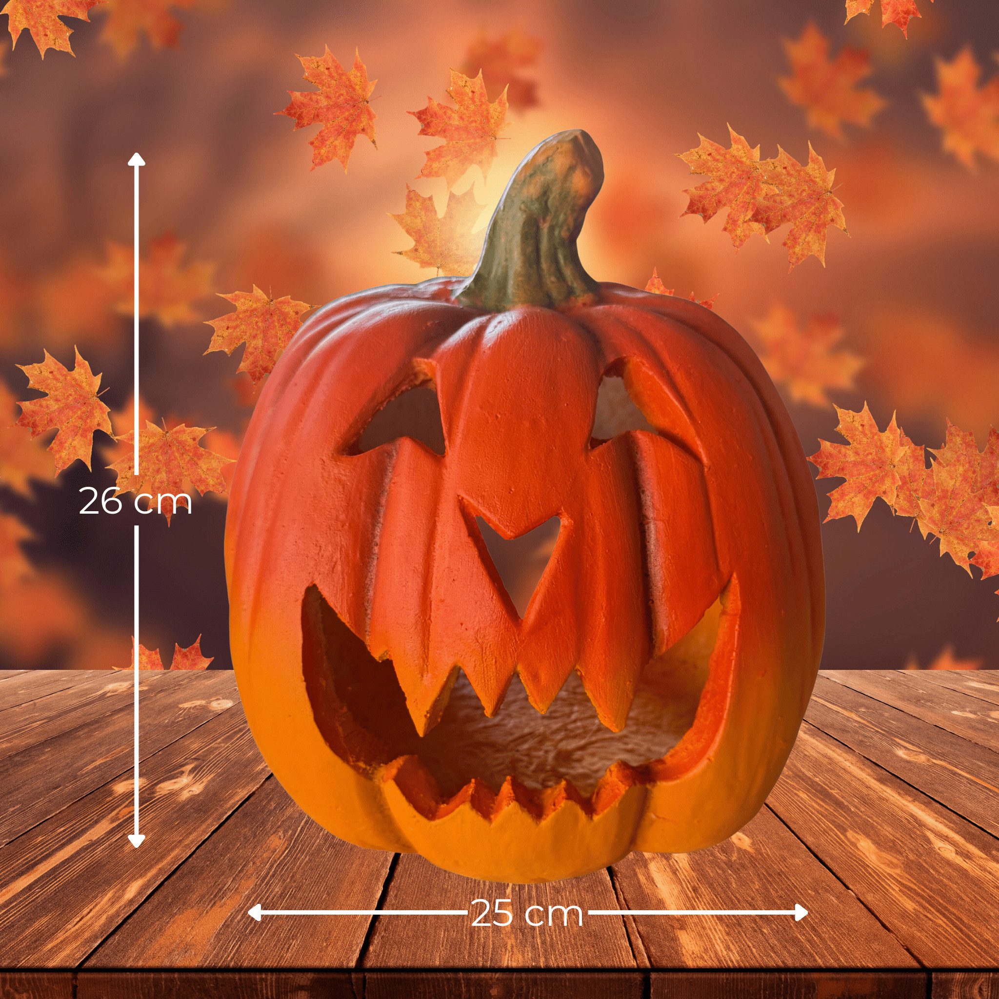 matches21 HOME & HOBBY Dekofigur XXL Kürbis-Laterne als LED Halloween-Deko günstig online kaufen