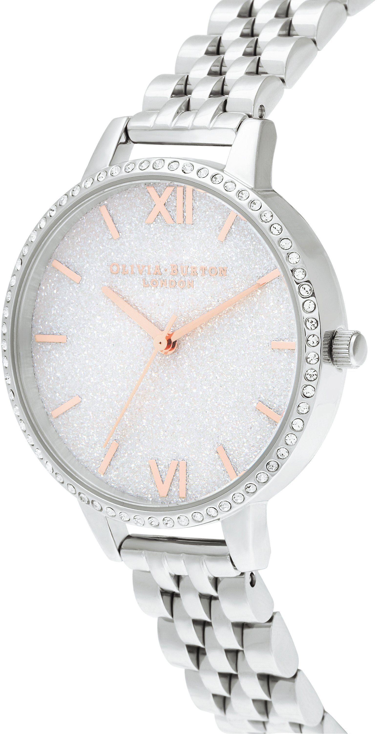 Damen Uhren OLIVIA BURTON Quarzuhr Glitter Dial, OB16GD68