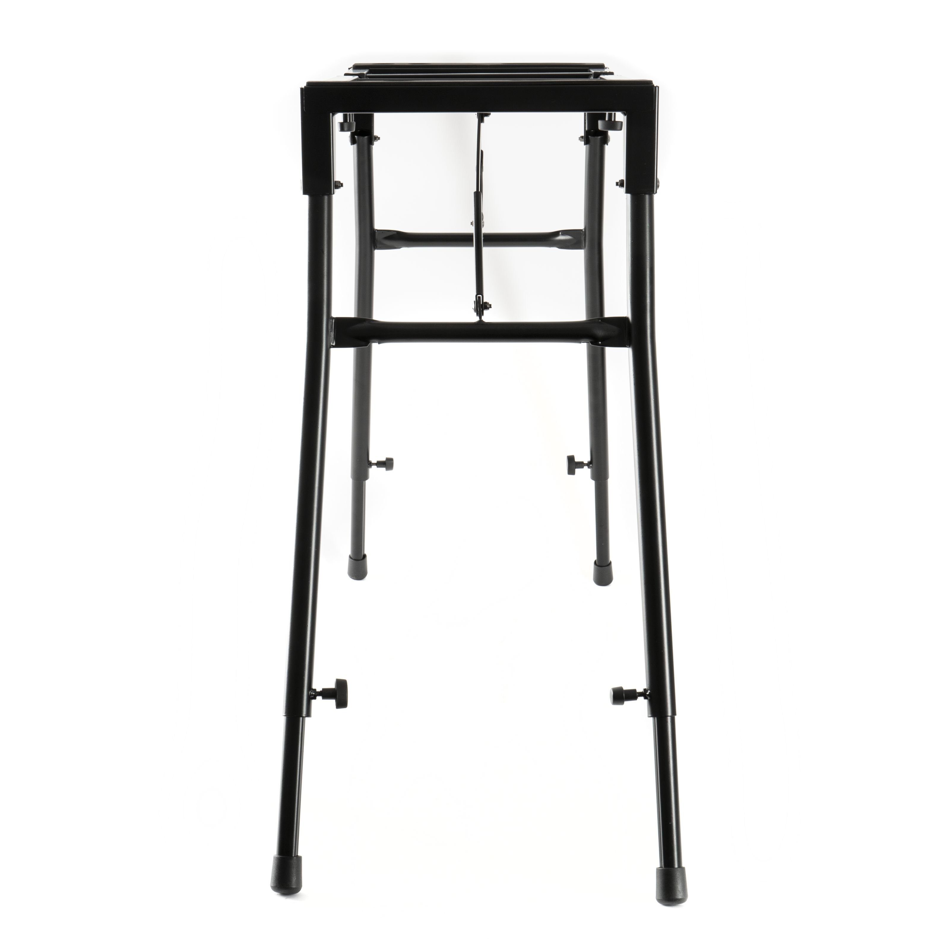 MUSIC STORE Keyboardständer, (MXS-A1B Keyboardtisch Universeller Ständer für Keyboards und Synthesizer Einstellbar Zusammenklappbar Gummifüße für Sicheren Stand Höhe 630-970 mm Belastbarkeit bis 80 kg, Stative für Tasteninstrumente, Keyboard-Tische), Keyboardtisch, Universeller Ständer, Einstellbar, Zusammenklappbar