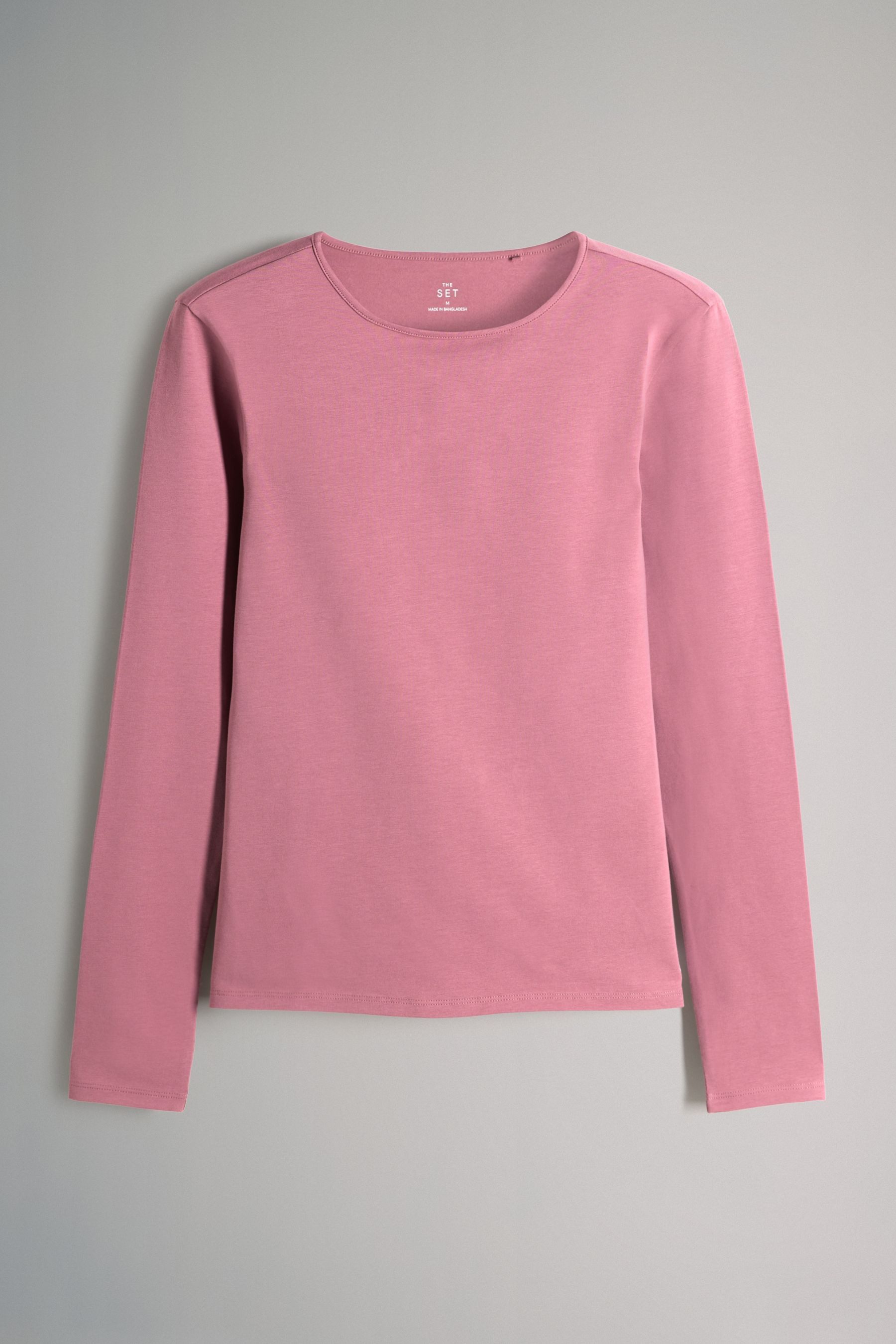 The Set Langarmshirt The Set Langarmshirts mit Rundhalsausschnitt, (5-tlg) günstig online kaufen