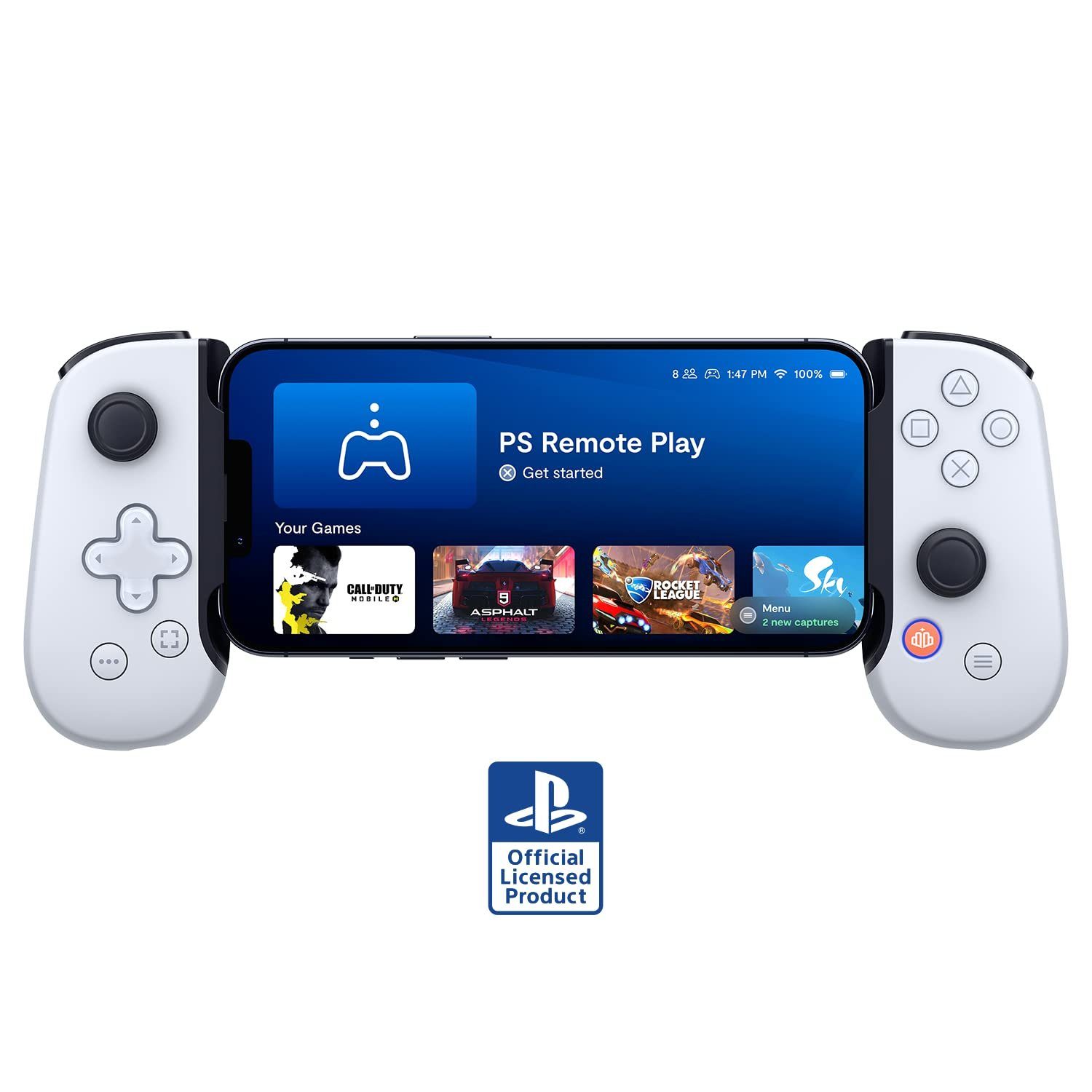 BACKBONE Smartphone Controller Playstation Edition für iPhone Gaming- Controller (Mobiler Gaming Controller für IPhones)