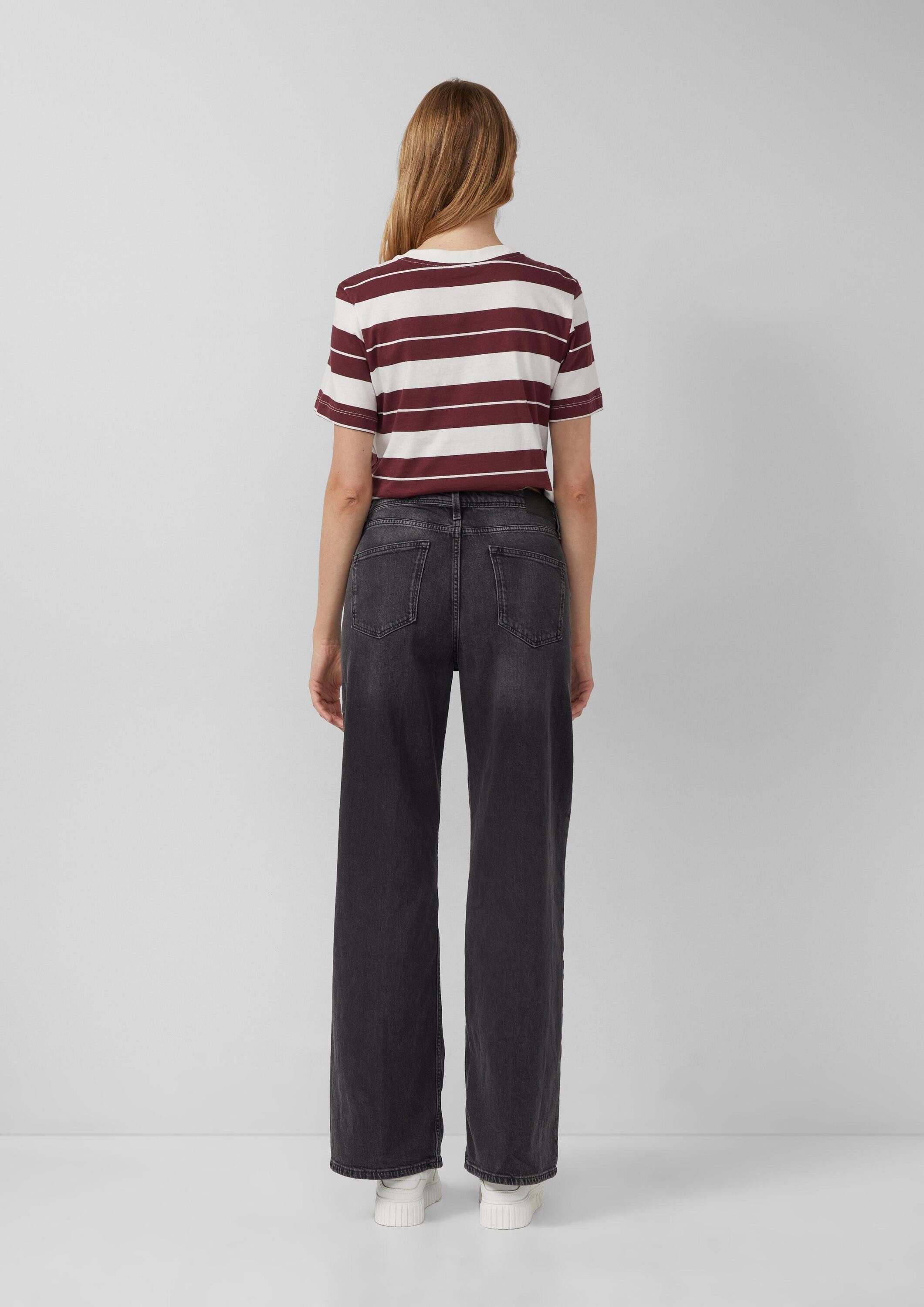 s.Oliver Weite Jeans Jeans-Hose SURI Jeans / Regular Fit / High Rise / Wide Leg