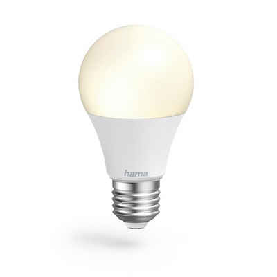 Hama LED-Leuchtmittel Smarte LED-Leuchte 3St., E27, 8,5W, RGBW, Smart Home Lampen WLAN, WiFi, E27, Farbwechsler, Neutralweiß, Kaltweiß, Warmweiß, Tageslichtweiß