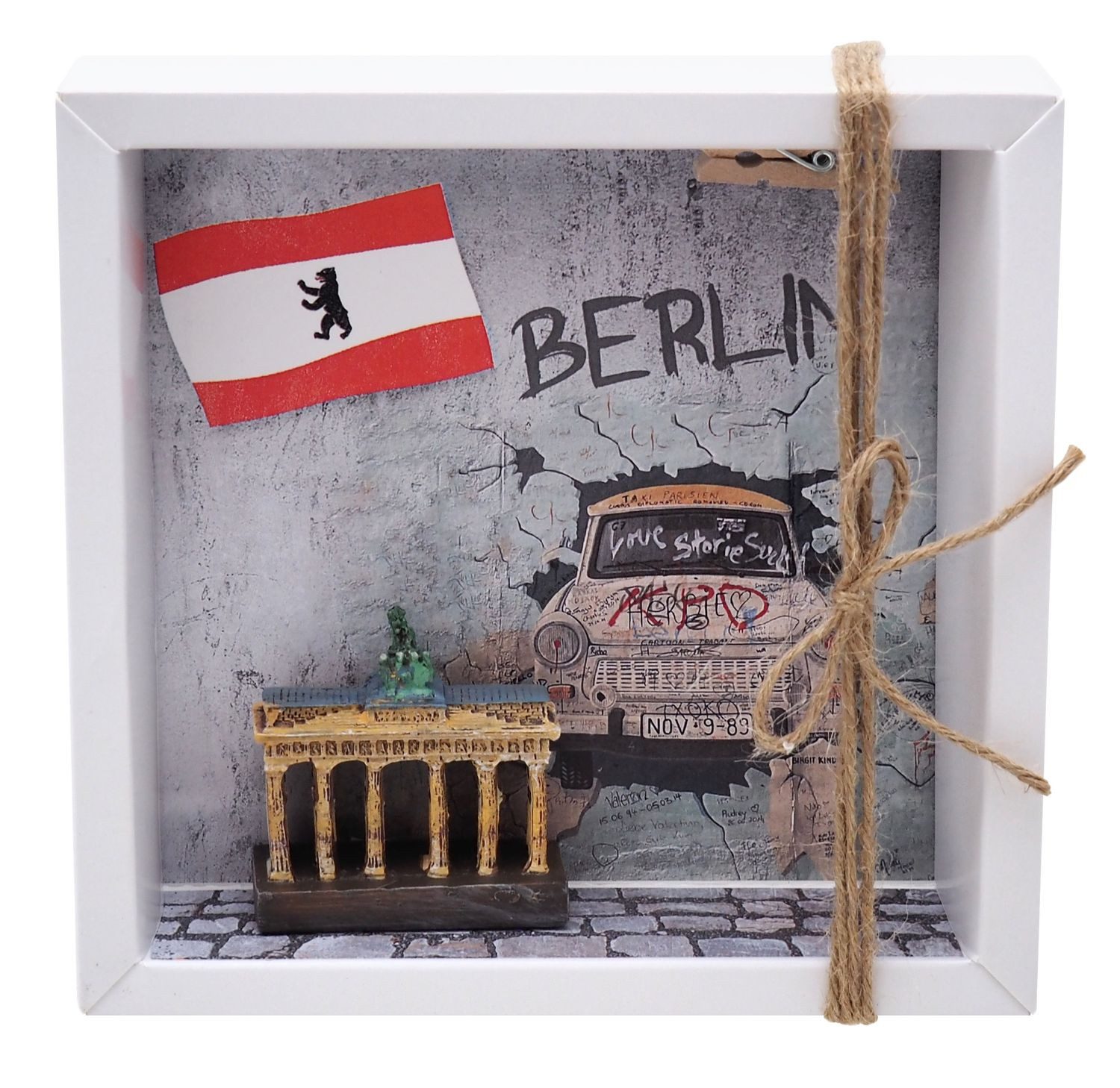 ZauberDeko Geschenkbox Geldgeschenk Städtereise Urlaub Berlin Klassenfahrt Brandenburger Tor