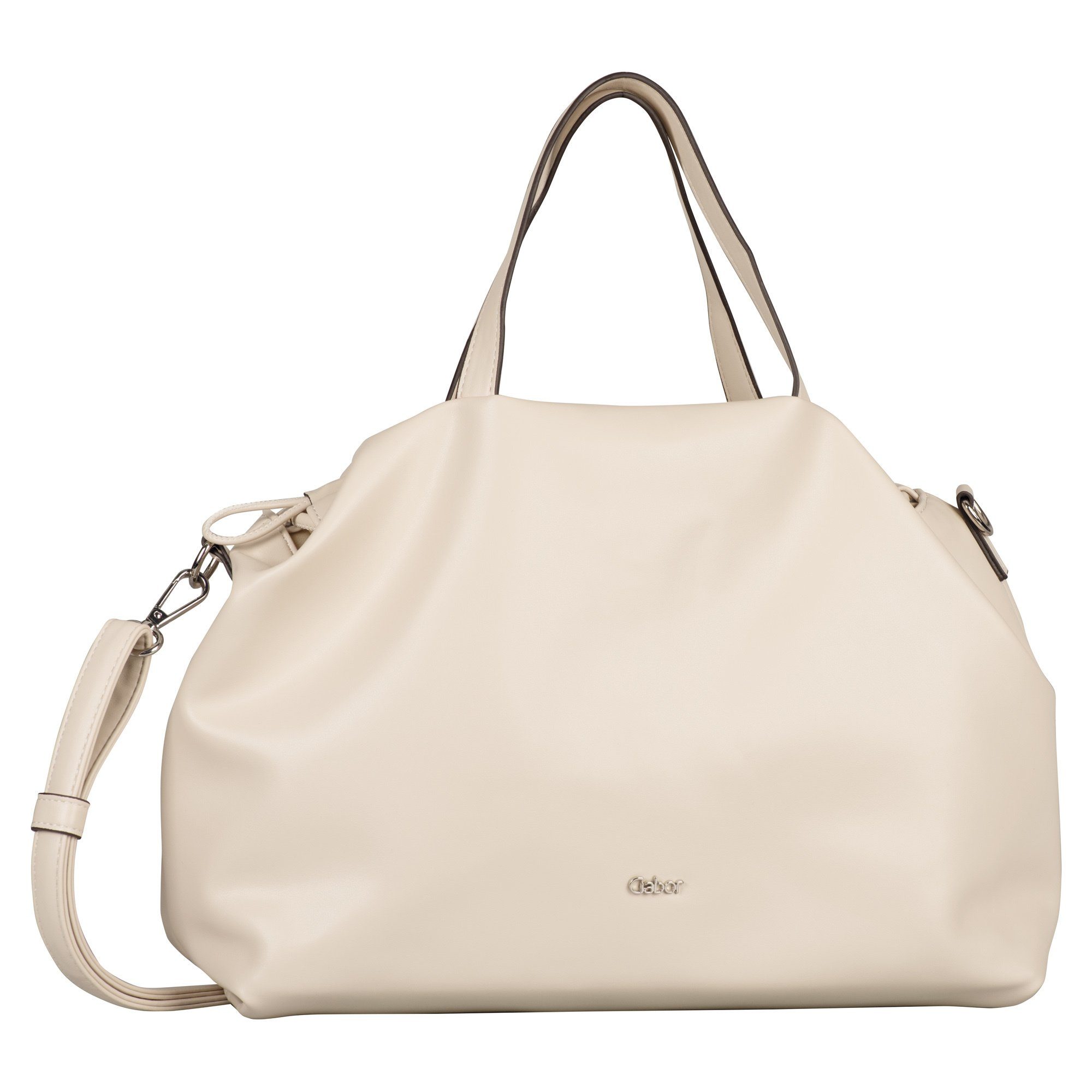 Gabor Henkeltasche Gabor bags, Sarah, Reißverschluss Tragetasche, L, schwarz Cream White