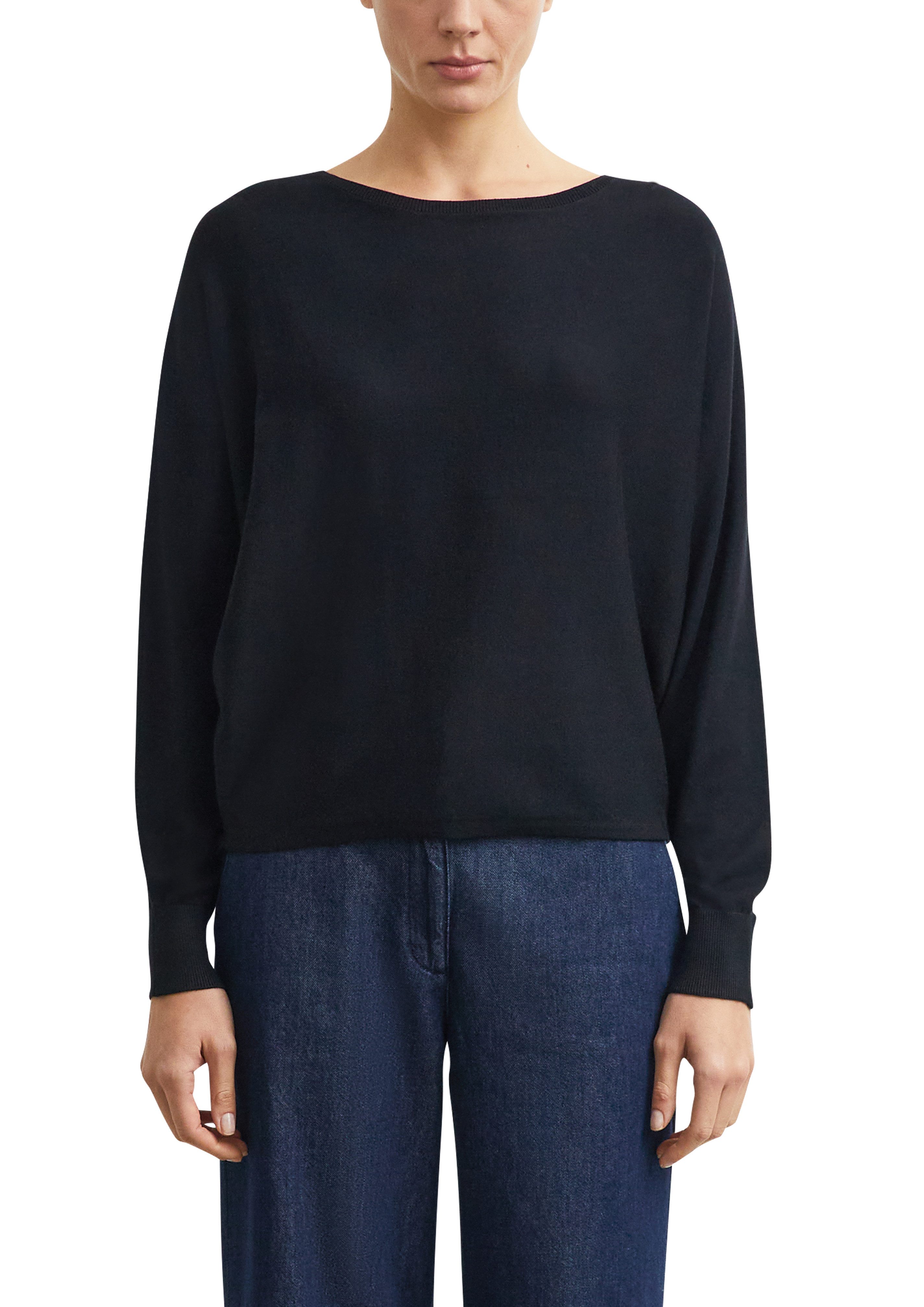 comma Strickpullover Rundhals / mit Viskose