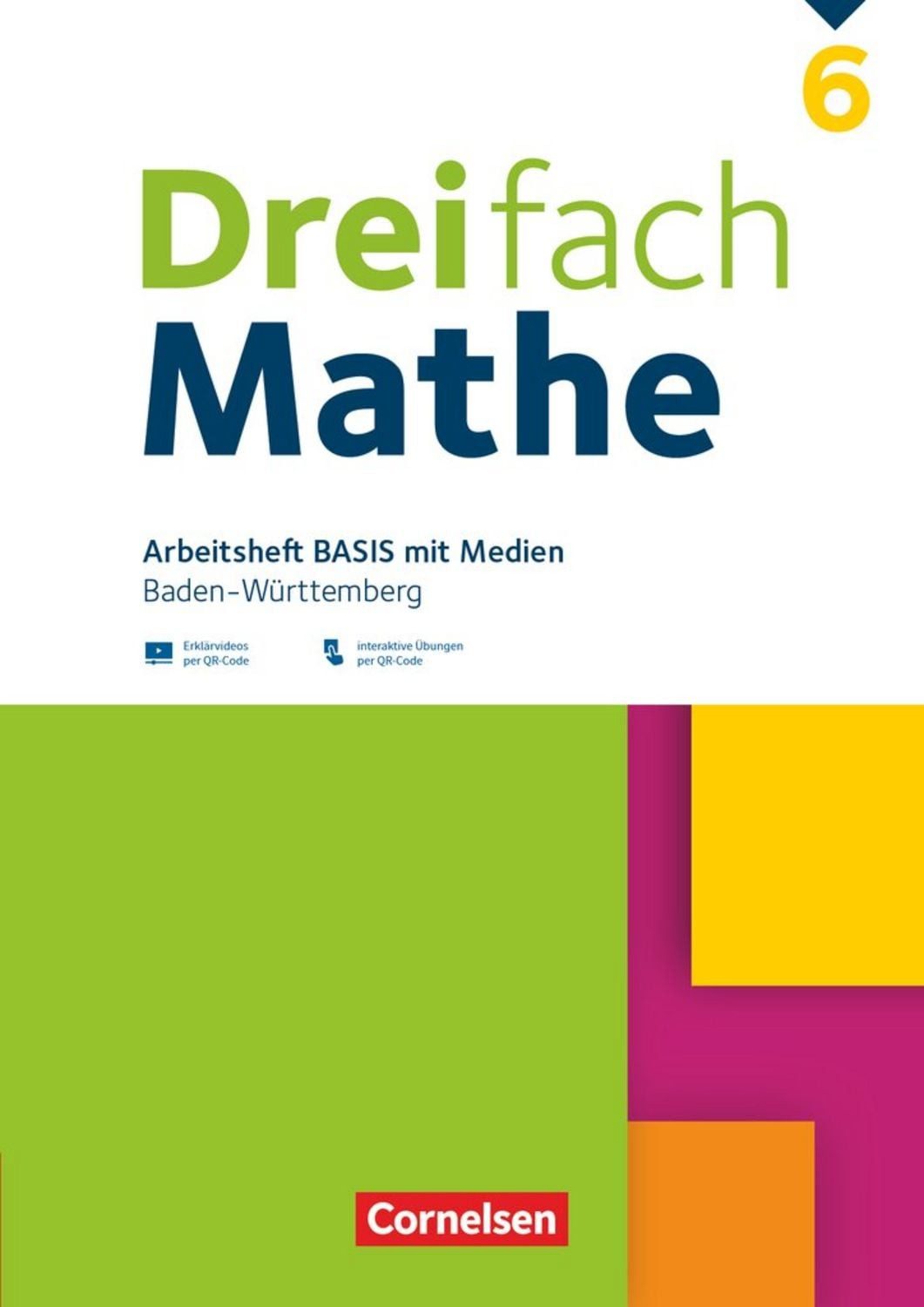 Dreifach Mathe - Baden-Württemberg - 6. Schuljahr / diverse