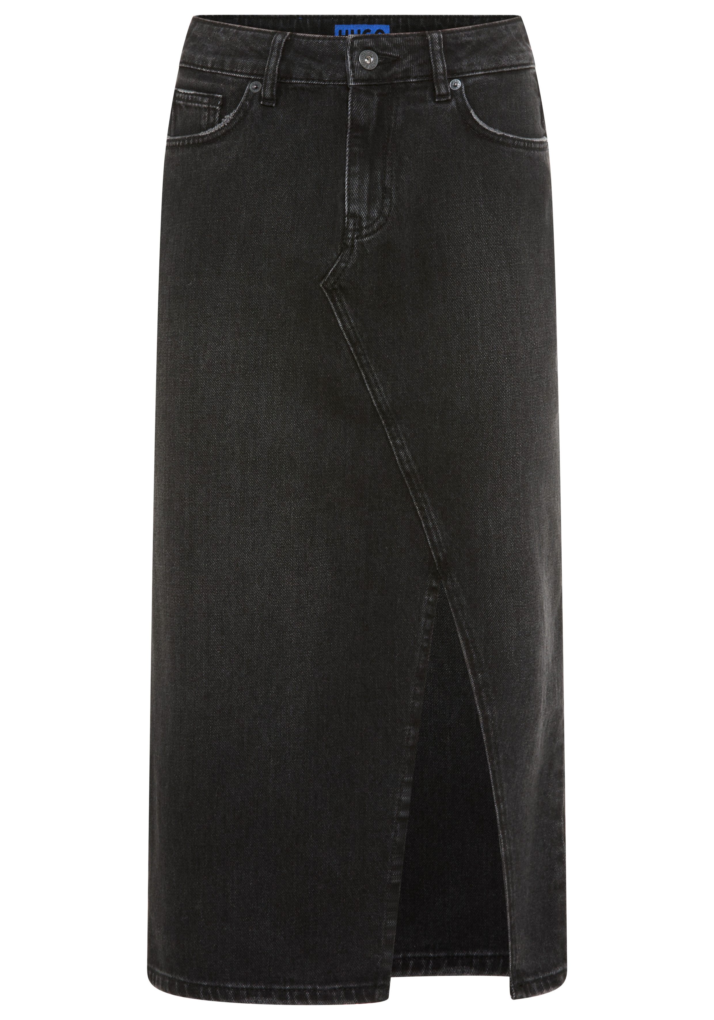 HUGO Blue Jeansrock Goja in Midi-Länge, günstig online kaufen