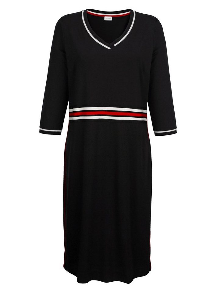 Mona Kleid in Jersey-Qualität in schwarz