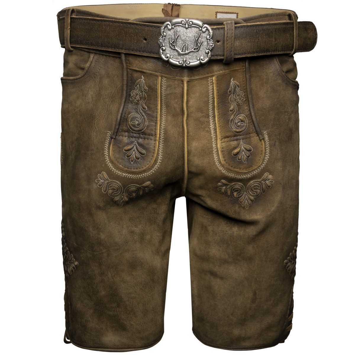 Stockerpoint Trachtenlederhose Sigl Herren (1-tlg) Trachtenlederhose, Trachtenhose, Bayerische Lederhose, Oktoberfest