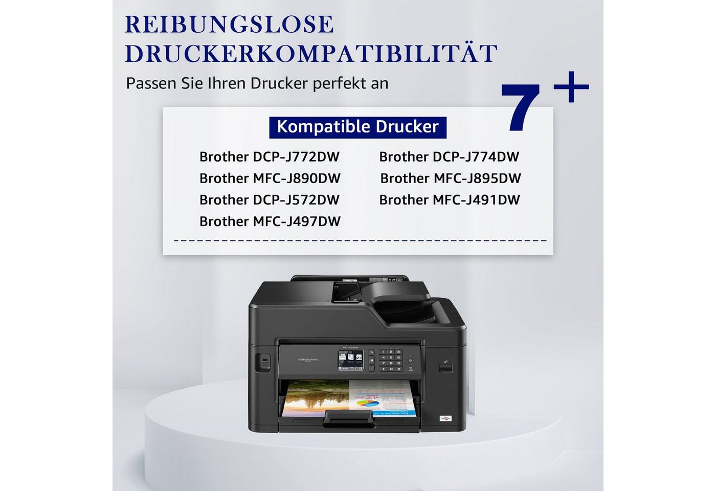 Thumbnail - MOOHO Multipack ersetzt Brother LC-3213 LC3213XL Tintenpatrone (für Brother MFC-J491 497DW DCP-J572dw)