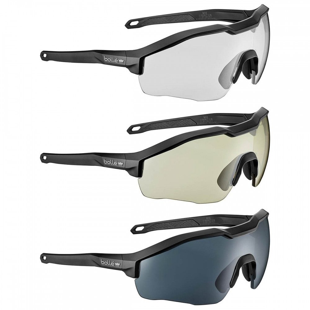 Bolle Sportbrille Bollé MY6 Halbrahmen-Schutzbrille mit PLATINUM-Beschichtung.