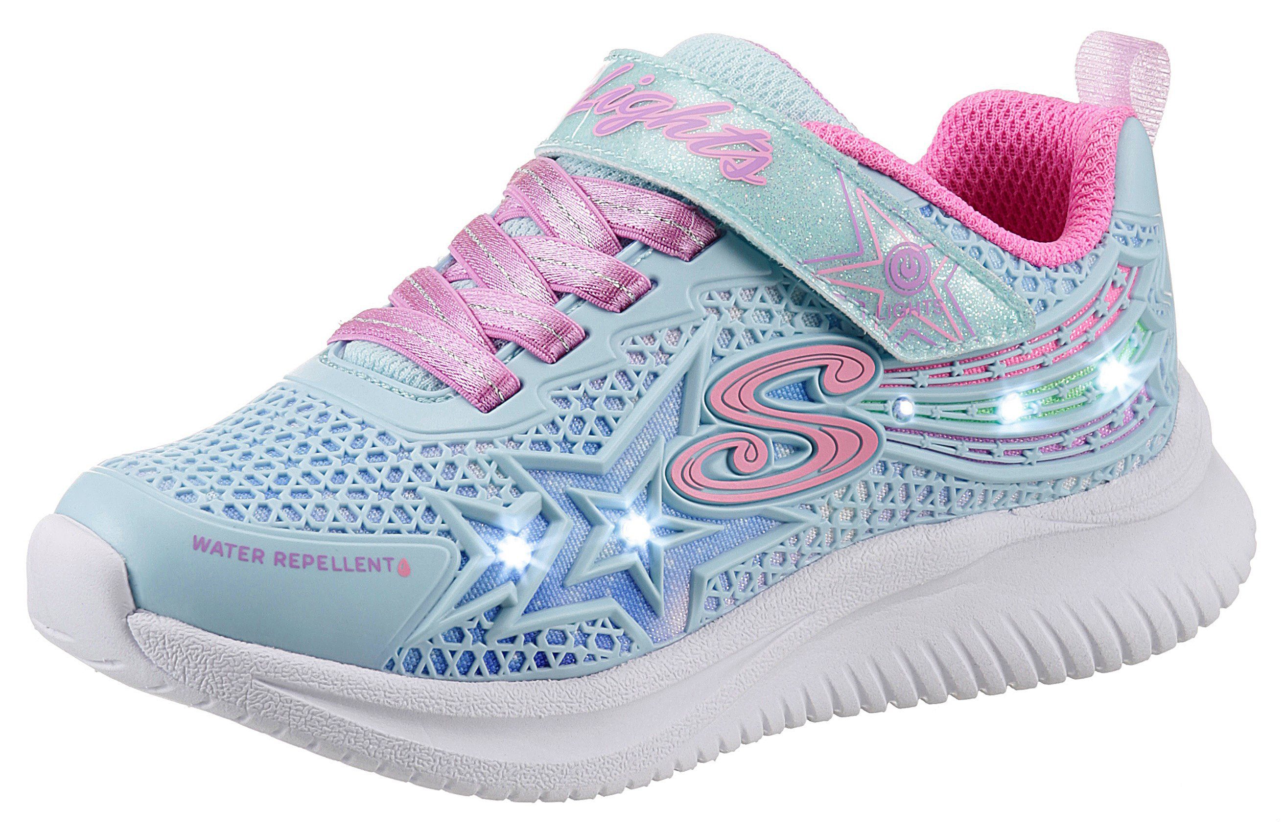 Skechers Kids JUMPSTERS WISHFUL STAR Sneaker leuchtet bei jedem Schritt,  Mit wasserabweisender Water Repellent-Ausstattung