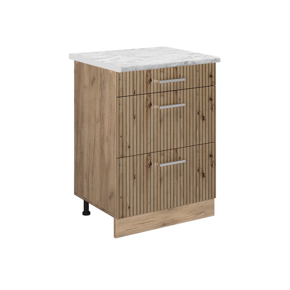 Vicco Unterschrank R-Line, Artisan-Eiche/Goldkraft Eiche, 60 günstig online kaufen