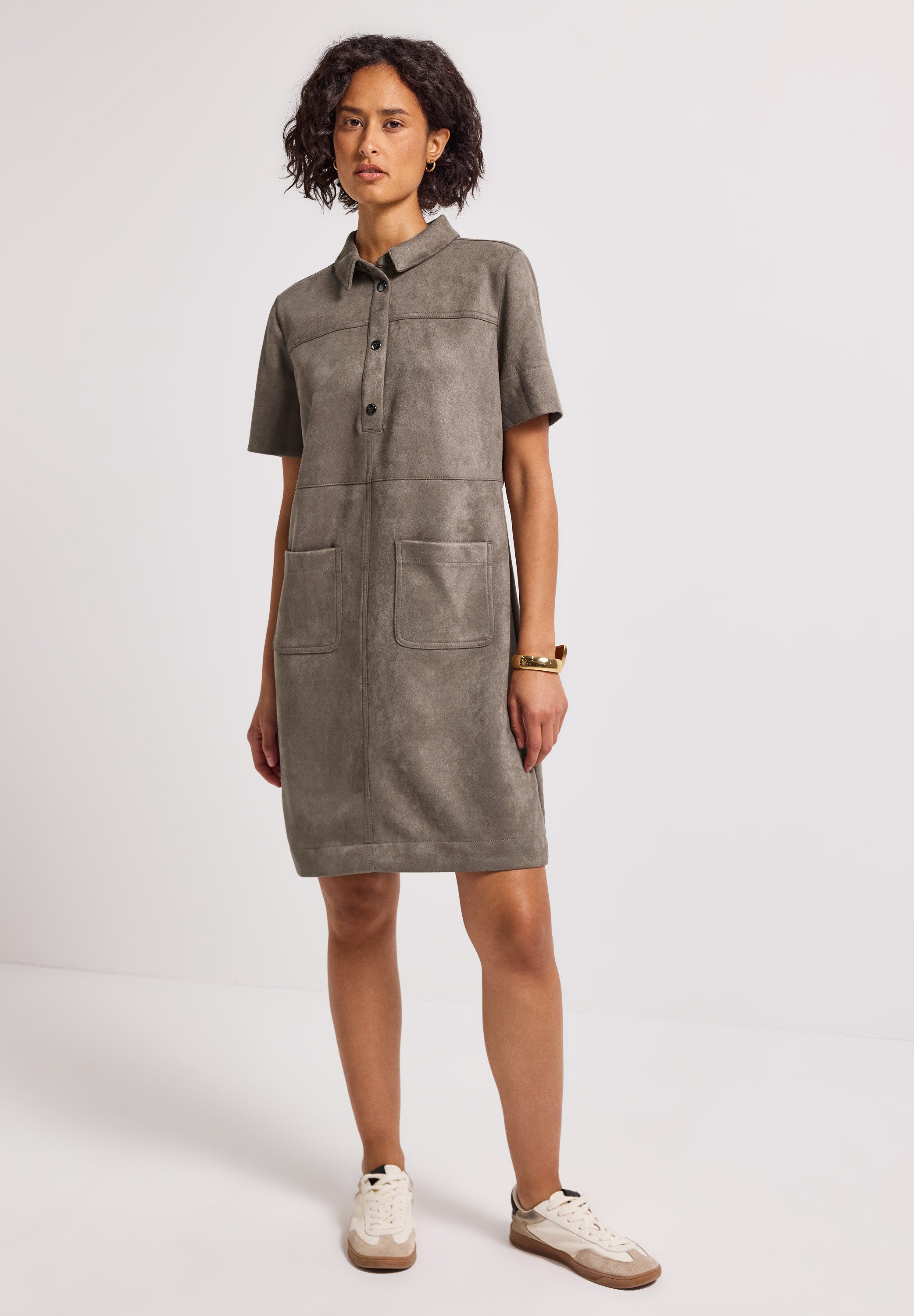 STREET ONE A-Linien-Kleid knielang günstig online kaufen