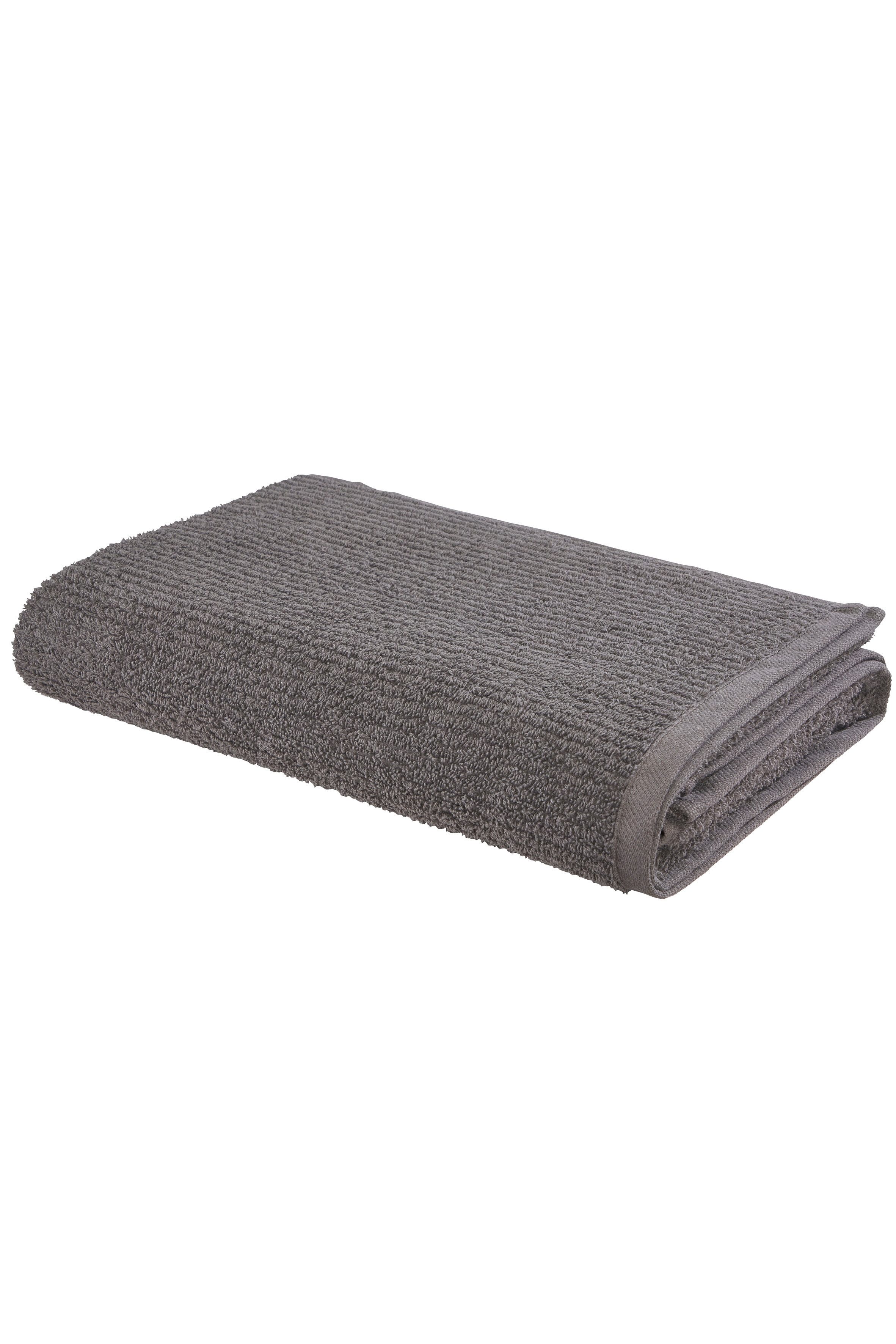 OTTO home Badetuch Riva, 80x150, Premium Handtücher, 500 gr/m², Webfrottier (1-St), Hoch-Tief-Struktur, Streifen, weich, 5 Jahre Garantie