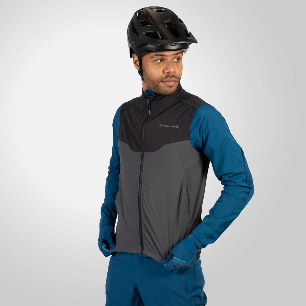 Endura Fahrradjacke Endura Weste MT500 Spray Schwarz M
