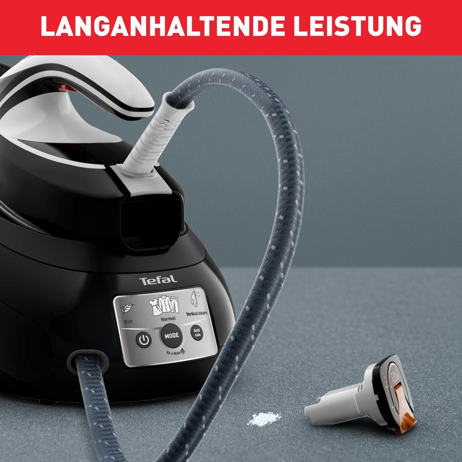 Tefal Dampfbügelstation TEFAL EXPRESS ANTI-CALC Dampfbügelstation Kalk-Kollektor SV8055