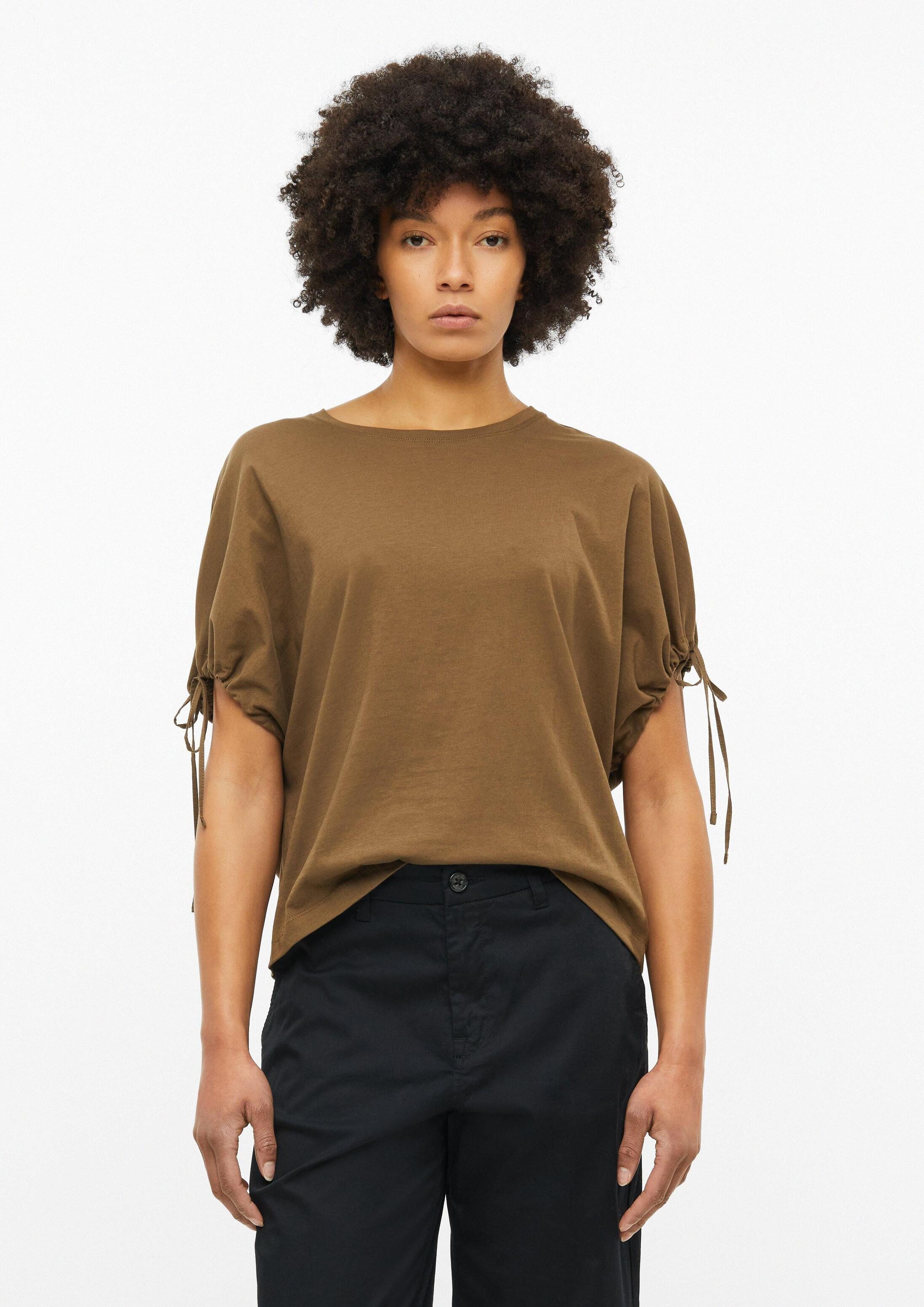 s.Oliver Kurzarmshirt T-Shirt T-Shirt im Relaxed Fit mit regulierbarem Ärmel