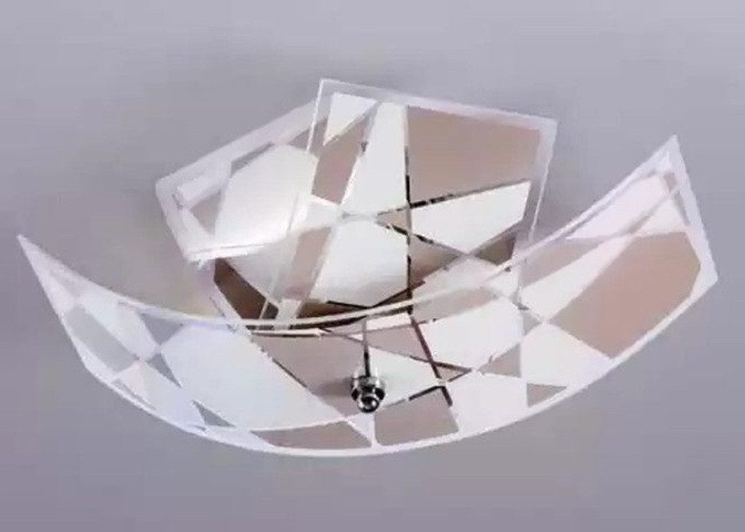 Xlmoebel Deckenleuchte Kristall-Kronleuchter in Weiß mit modernem Luxusdesign, Hergestellt in Italy
