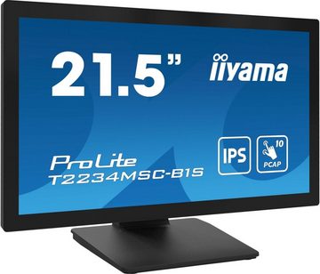 Iiyama 54.6cm (21,5) T2234MSC-B1S 16:9 M-Touch HDMI+DP IPS retail TFT-Monitor (1920 x 1080 px, Full HD, 8 ms Reaktionszeit, IPS, Touchscreen, Lautsprecher, HDCP)