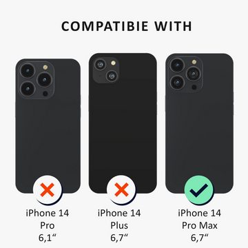 kalibri Handyhülle Hülle für Apple iPhone 14 Pro Max harte Handyhülle, Case kompatibel mit MagSafe - Cover mit Ständer
