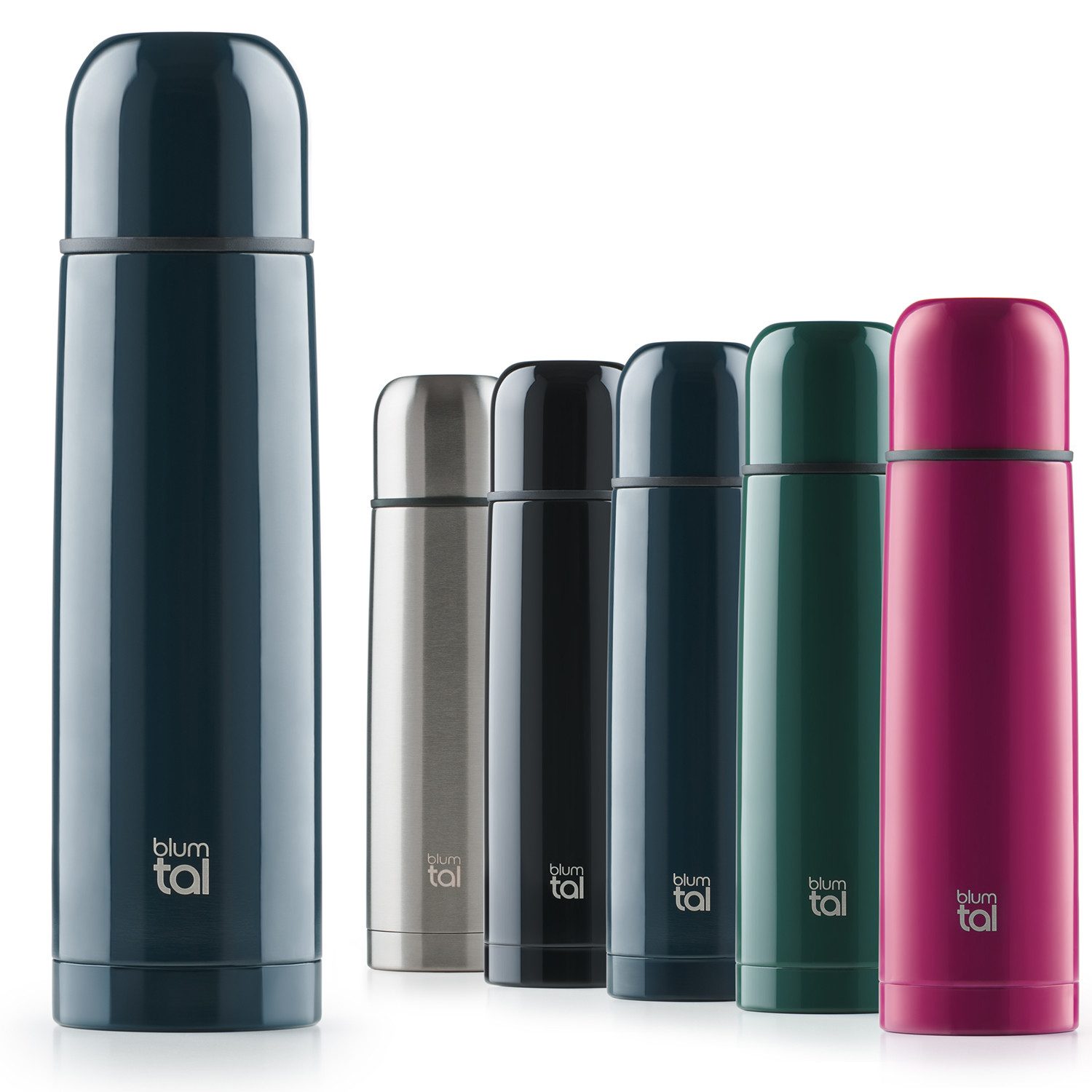 Blumtal Thermoflasche Eifel - auslaufsicherer Trinkbecher, für unterwegs, stundenlange Isolation von warmen Getränken