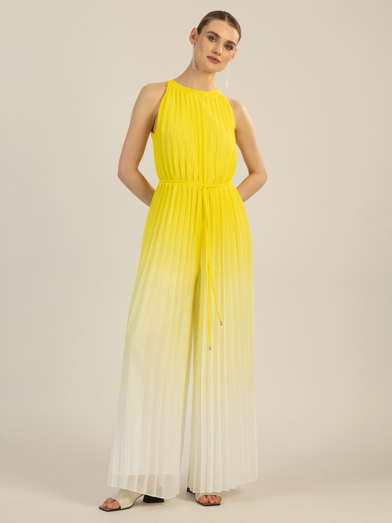 Apart Jumpsuit mit Farbverlauf aus leicht günstig online kaufen