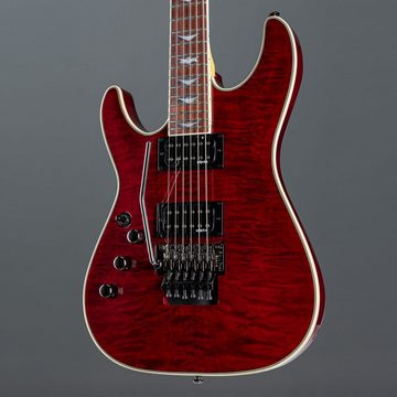 Schecter E-Gitarre, Omen Extreme 6 FR Lefthand Black Cherry - E-Gitarre für Linkshänder