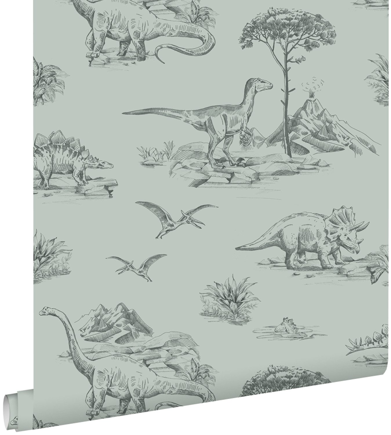 ESTAhome Mustertapete Dinosaurier