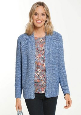 GOLDNER Strickjacke Kurzgröße: Zeitlose Strickjacke in Grobstrick