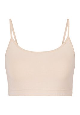 LASCANA Bustier (Packung, 2-tlg., 2 Stück) aus elastischer Baumwolle