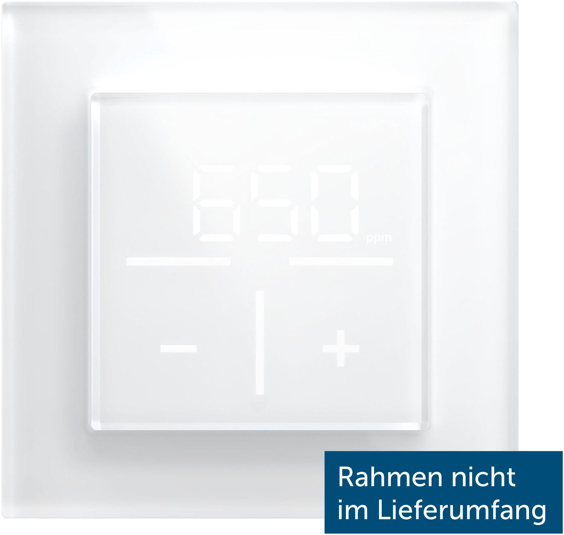 Homematic IP Glas-Wandthermostat mit CO2-Sensor Smart-Home-Zubehör