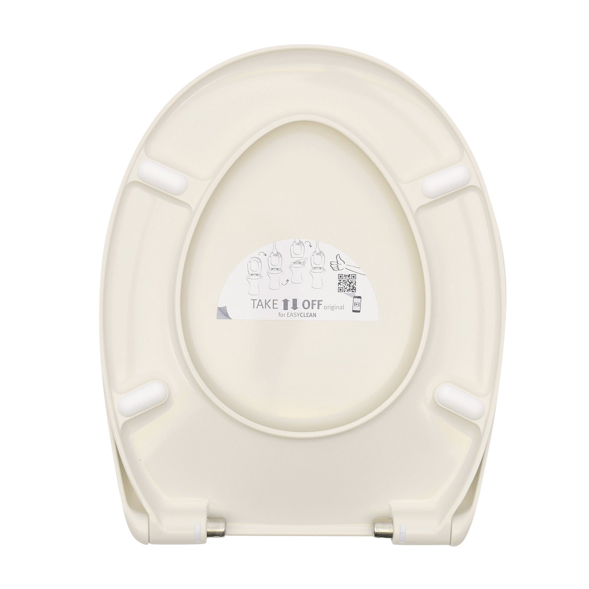 LUVETT WC-Sitz Premium C770 mit Absenkautomatik, Duroplast sanitär, O-Form (Inklusive 3 Befestigungsarten), mit Original SoftClose® Absenkautomatik, Duroplast – Bild 3 von 5