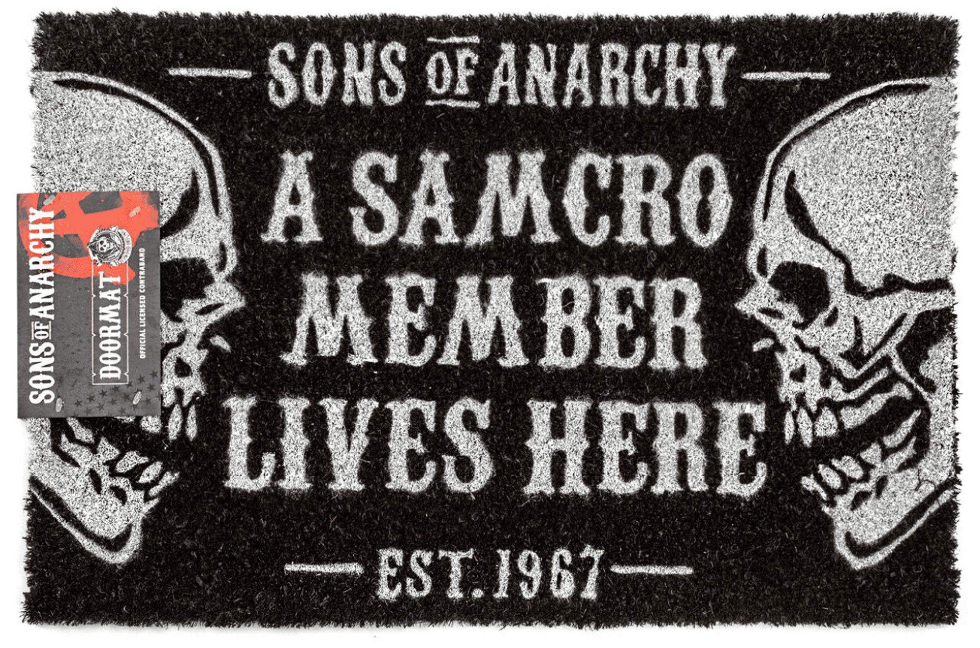 Fußmatte Sons Of Anarchy Kokos 20 cm, Höhe: Türmatte mm empireposter, rechteckig, 60x40