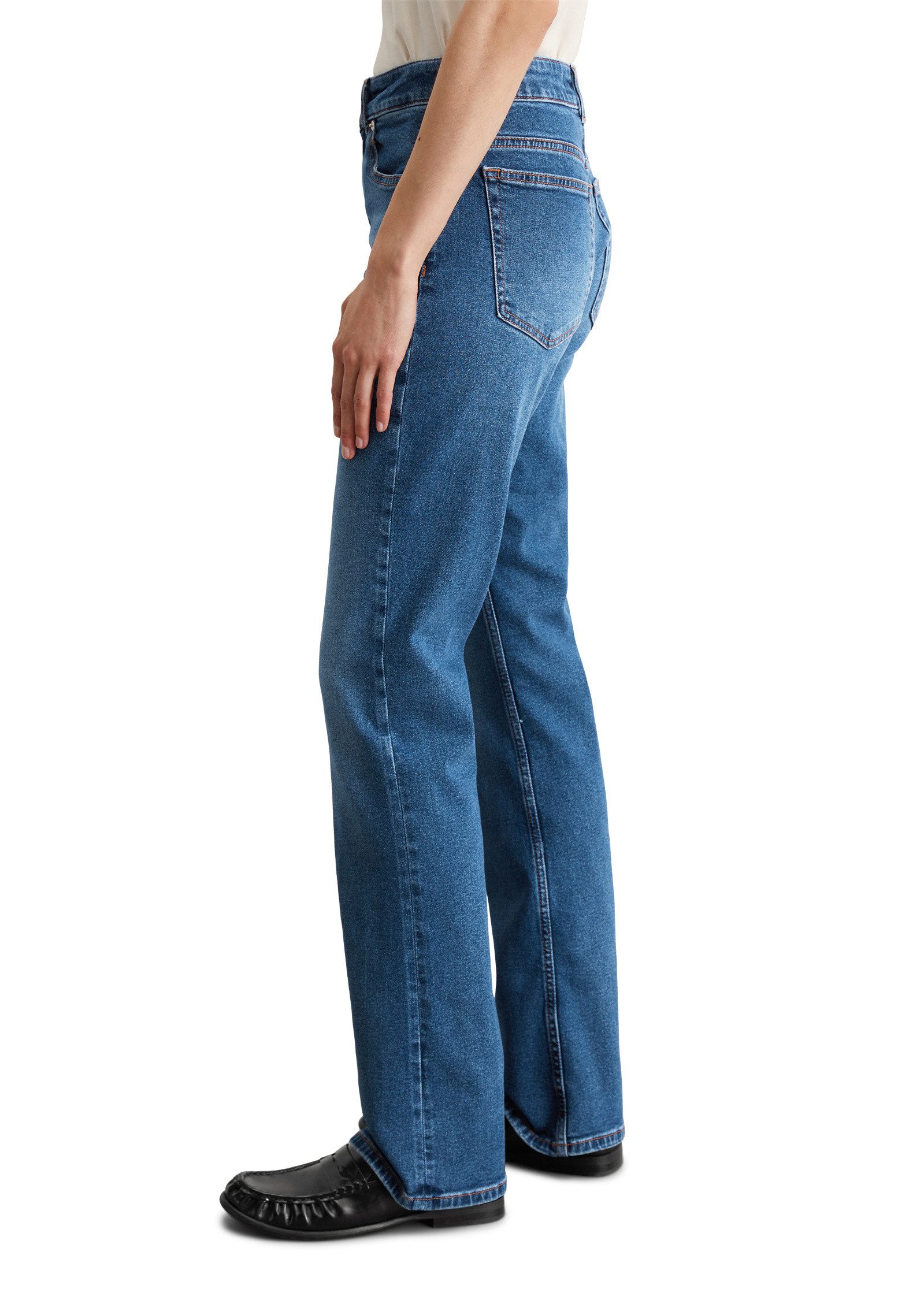 Marc O'Polo Schlagjeans aus Organic-Cotton-Mix-Stretch günstig online kaufen