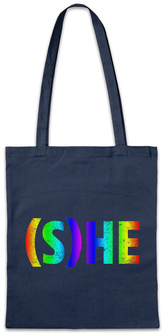 Beuteltasche S He Stofftasche Queer Gay Schwul Lesbian Homosexuell LGBTQ Trans