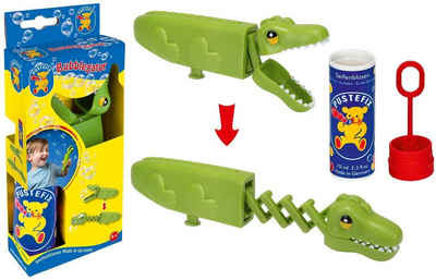 PUSTEFIX Seifenblasenspielzeug Bubblegator- das Seifenblasen Krokodil, mit 70 ml Seifenblasen-Flüssigkeit