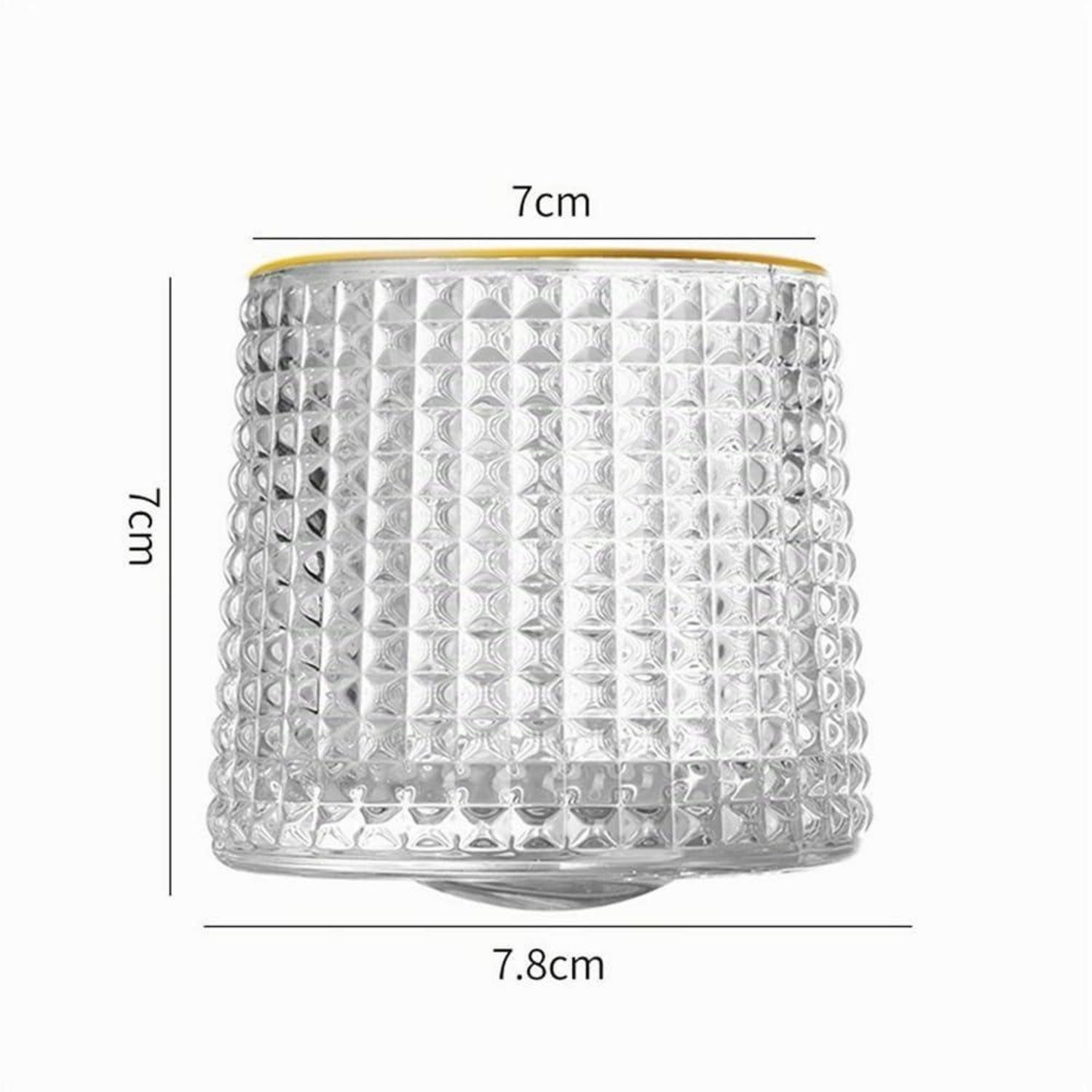 LuxusKollektion Whiskyglas Whisky Gläser Set 2er Drehbar, Glas