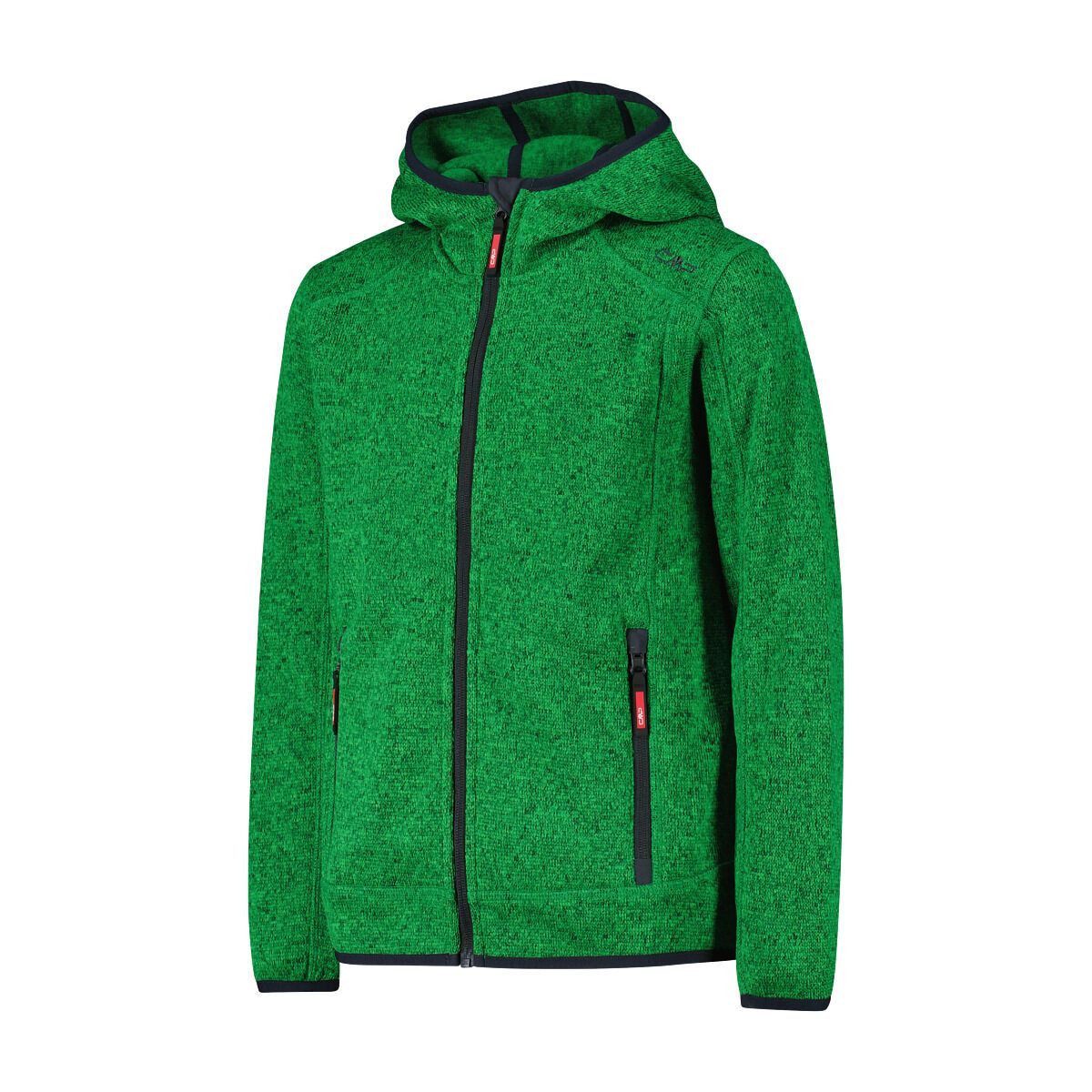 CMP Fleecejacke KID Fleece Jacket Fixed Hood Vielseitige, winddichte Fleecejacke mit Kapuze für Kinder, ideal zum – Bild 3 von 5