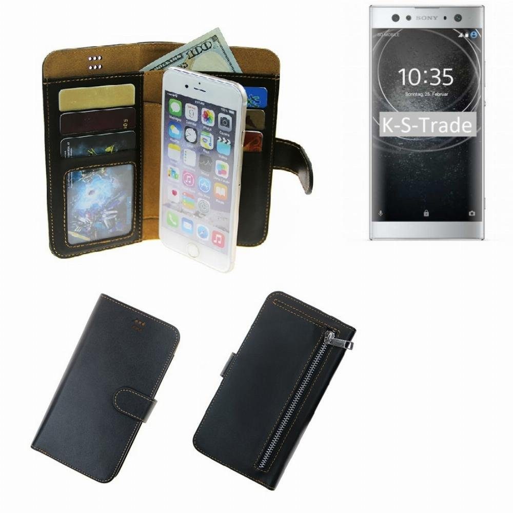 K-S-Trade Handyhülle für Sony Xperia XA2 Ultra, Schutz Hülle Klapphülle Case Phone cover Slim Handytasche Handy