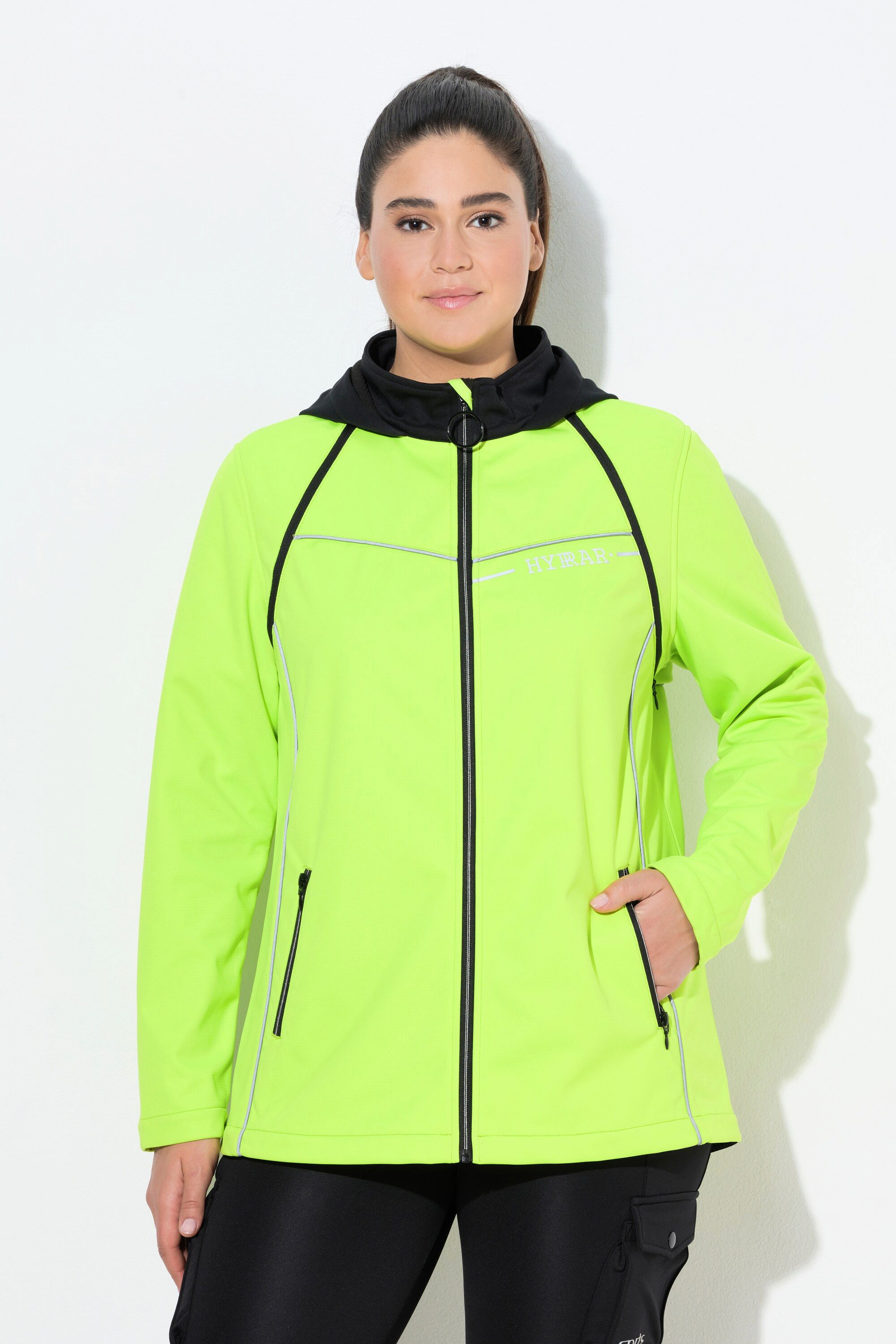 Ulla Popken Funktionsjacke HYPRAR 2-in-1-Funktionsjacke wasserabweisend