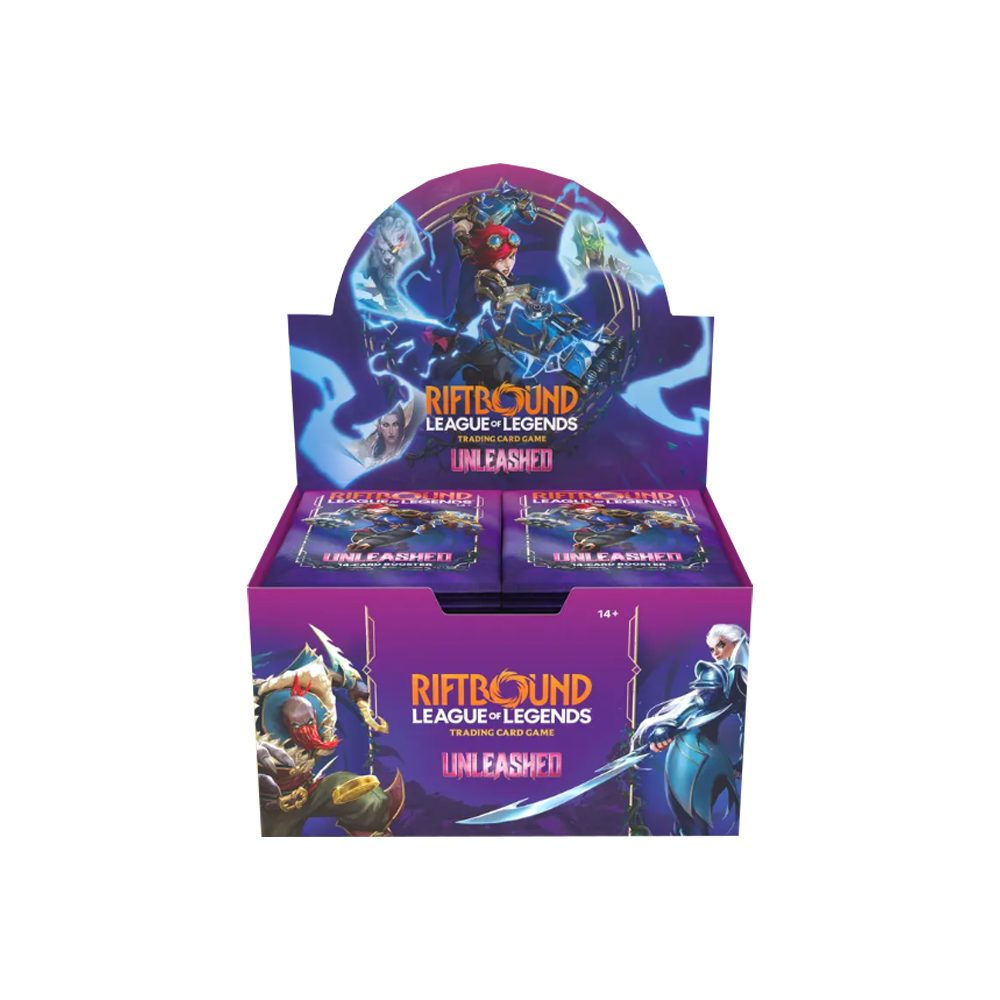 RioT Sammelkarte Riftbound League of Legends Unleashed Booster Display Englisch