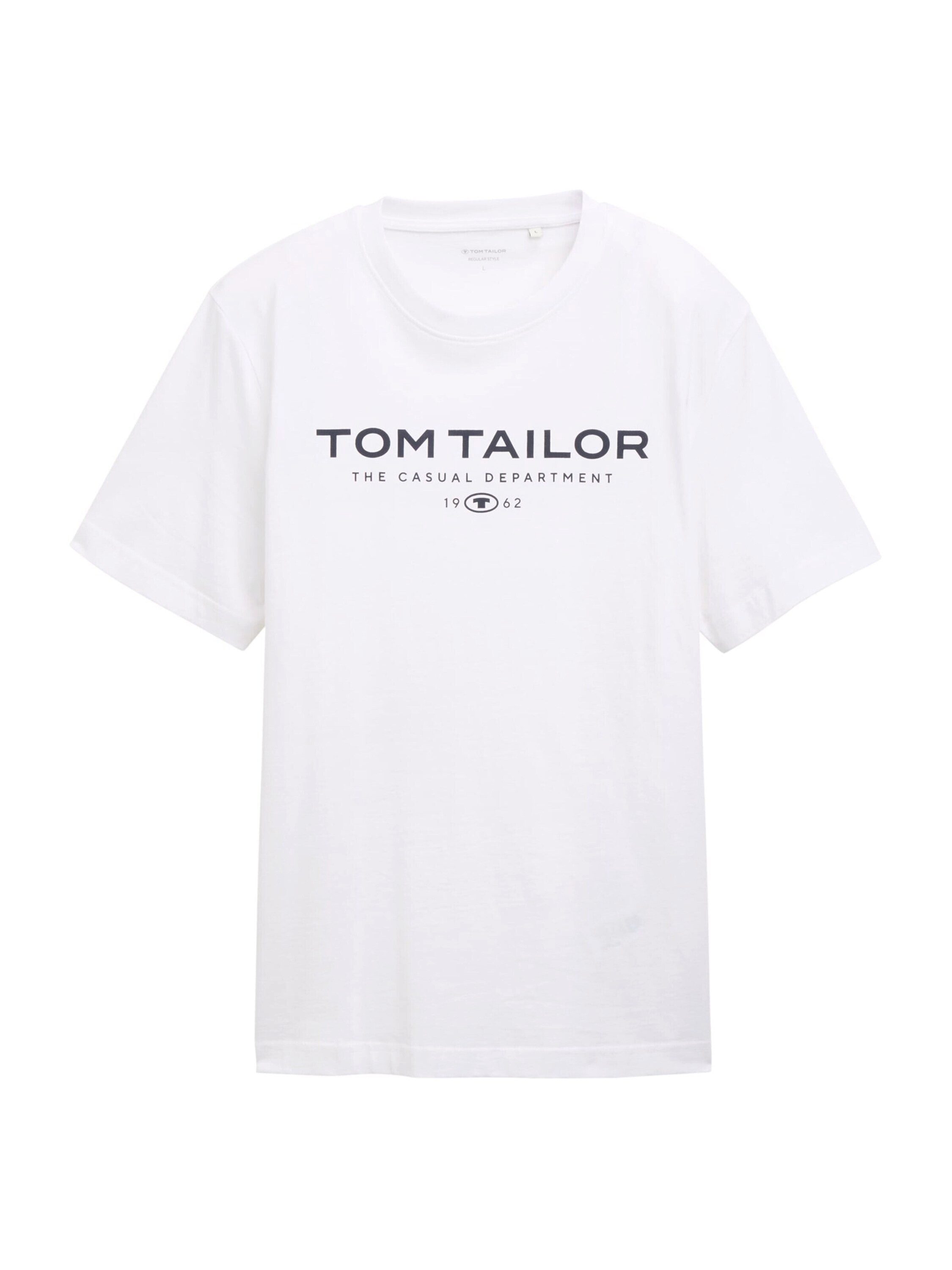 TOM TAILOR T-Shirt (1-tlg) Plain/ohne Details – Bild 4 von 4