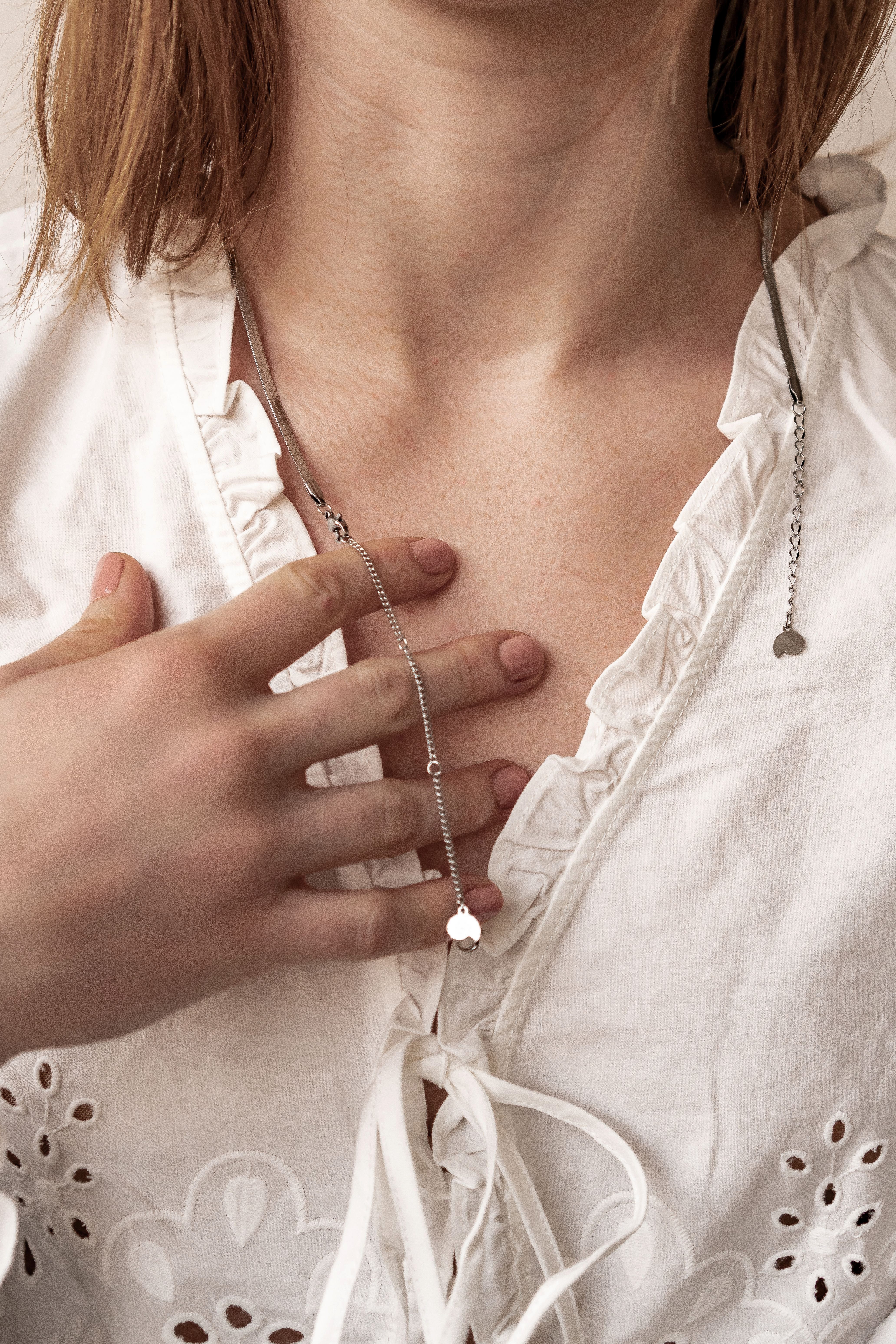 Hey Happiness Kettenverlängerung Verlängerung Kette Gold Silber Roségold wasserfest, Verlängerung um 3,5 bis 10,5 cm, Edelstahlschmuck