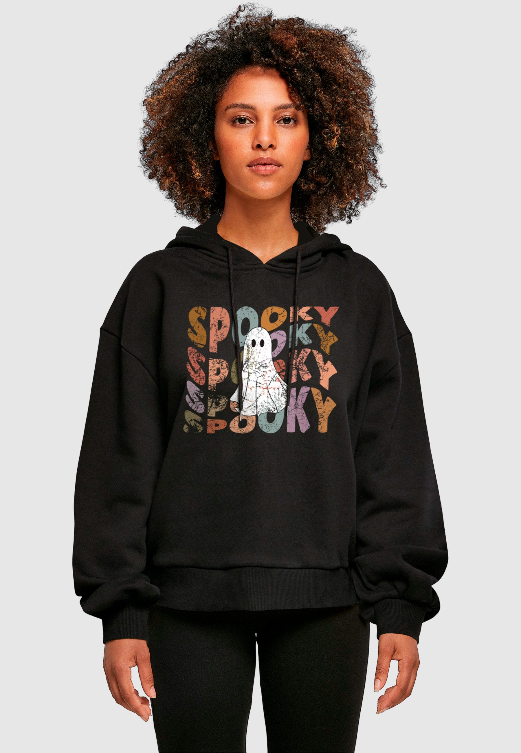 Merchcode Kapuzensweatshirt Merchcode Ladies Halloween - Spooky Ghost Hoody