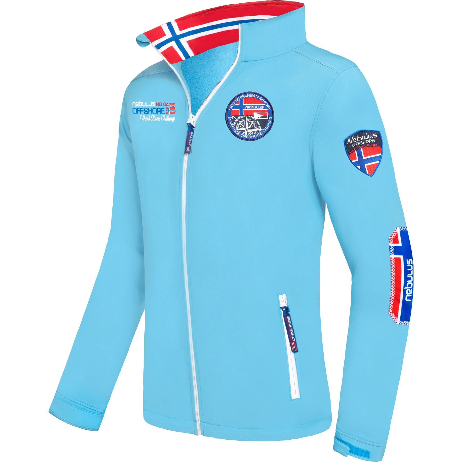 Nebulus Softshelljacke OFFSHORE, P5691 - Herren, malibublau, L